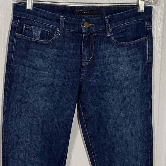 Joe's Jeans Cigarette Slim Straight Leg Mid Rise Jeans Dark Wash Size 29 - Picture 3 of 11